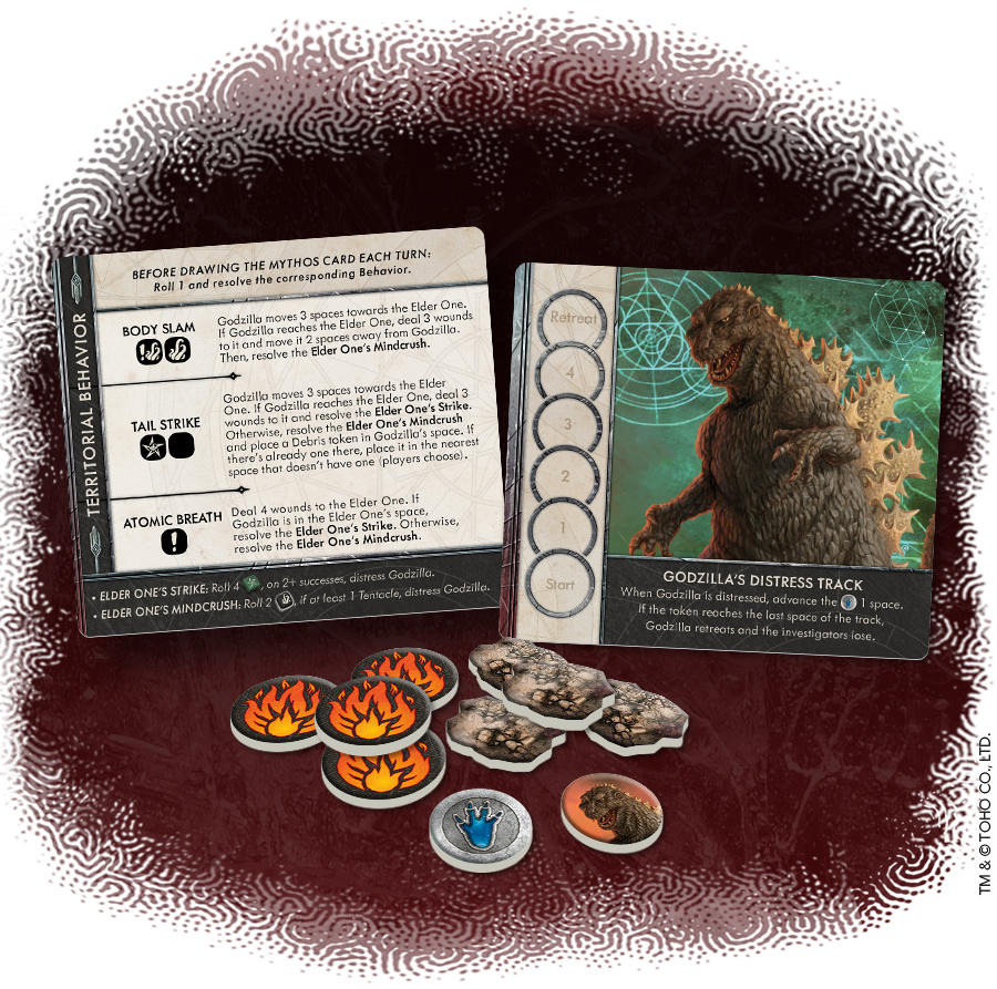 Cthulhu Death May Die: Godzilla Rising Expansion (Kickstarter Pre-Order Special)