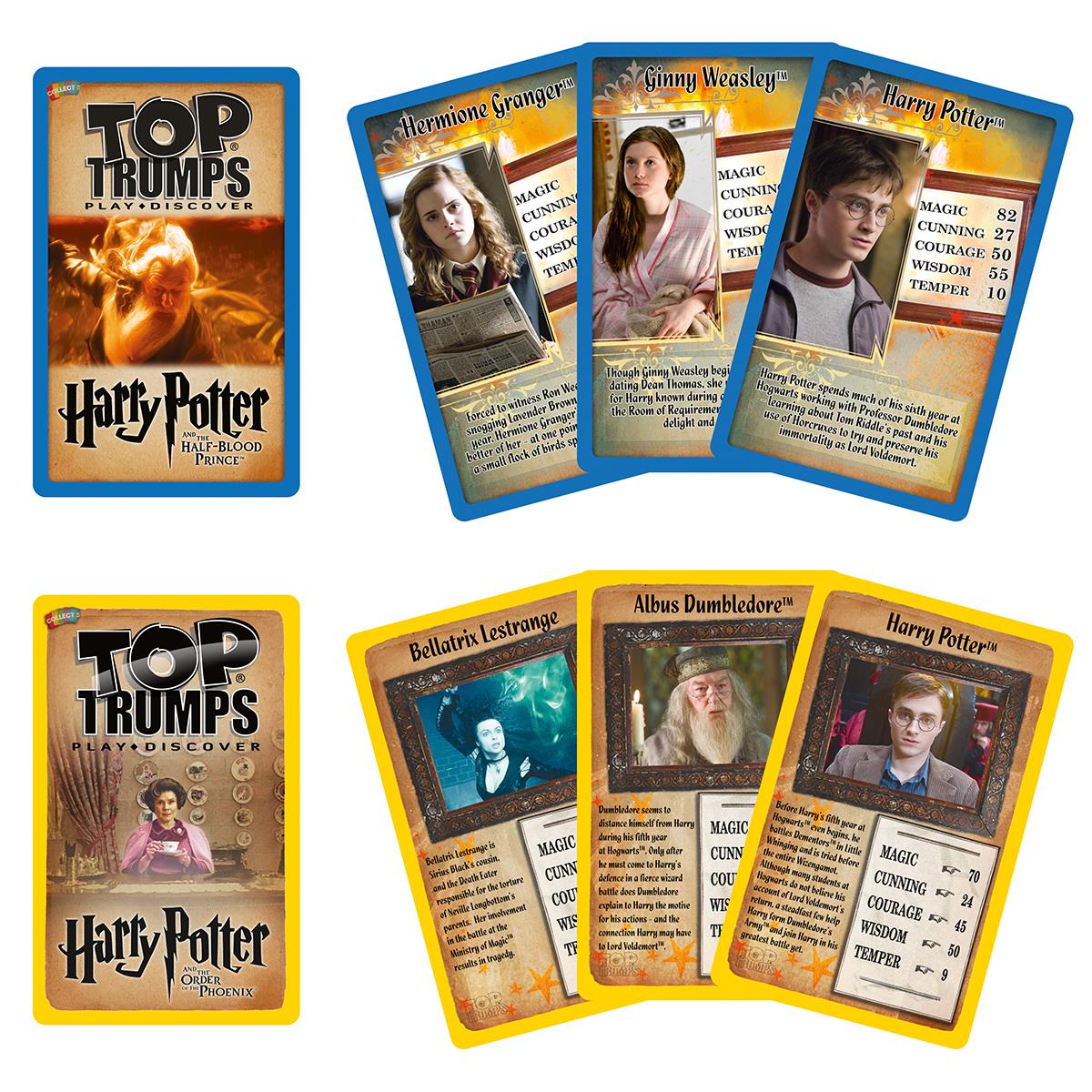 Harry Potter Hufflepuff Top Trumps Collectors Tin - Bộ bài Top Trumps & Hộp thiếc sưu tầm - Winning Moves - Hình ảnh chi tiết 2