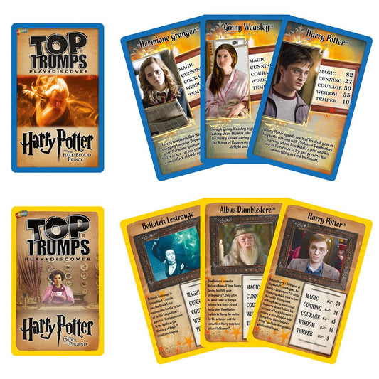 Harry Potter Hufflepuff Top Trumps Collectors Tin - Bộ bài Top Trumps & Hộp thiếc sưu tầm - Winning Moves - Hình ảnh chi tiết 2
