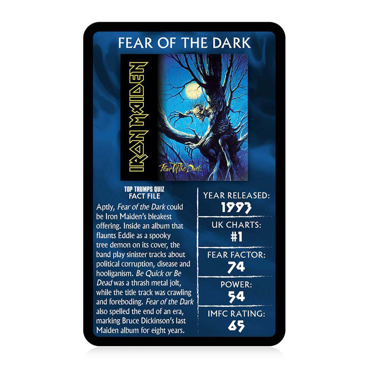 Iron Maiden Top Trumps Card Game - Trò chơi thẻ bài sưu tầm Heavy Metal - Winning Moves - Góc nhìn khác 3