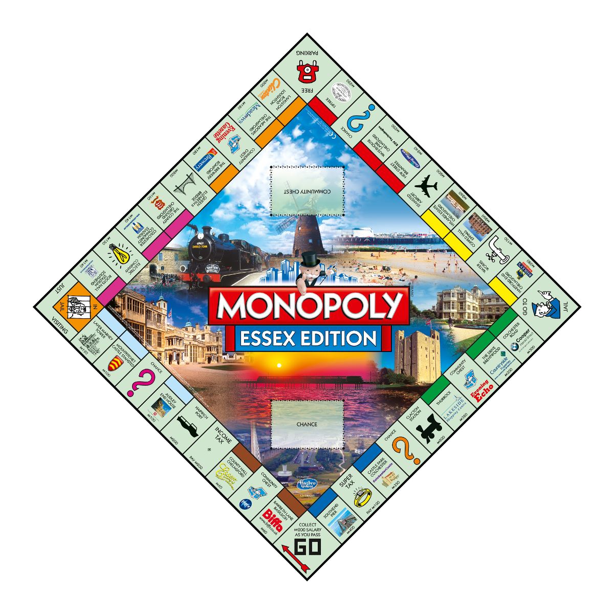Essex Monopoly Board Game - Cờ Tỷ Phú Phiên Bản Essex - Winning Moves - Góc nhìn khác 3
