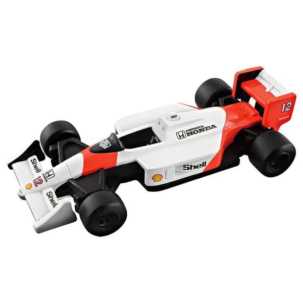 Tomica Premium Racing No. 12 McLaren Honda MP4/4 Ayrton Senna