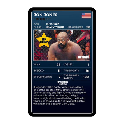 MMA Mixed Martial Arts Top Trumps Limited Edition Card Game - Trò chơi bài thẻ bài Võ thuật - Winning Moves - Hình ảnh chi tiết 2