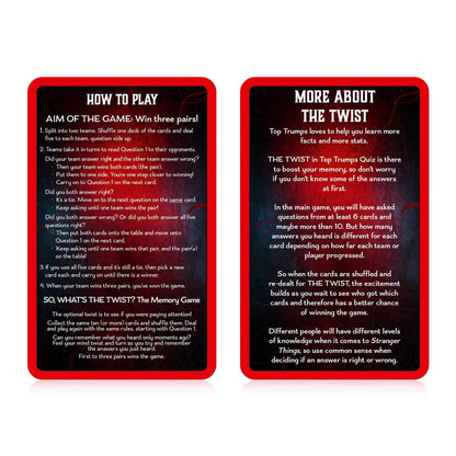 Stranger Things Top Trumps Quiz Card Game - Trò Chơi Thẻ Bài Đố Vui - Winning Moves - Hình ảnh bổ sung 6