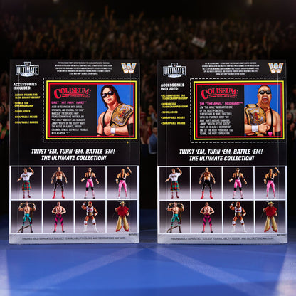 WWE Coliseum Collection Hart Foundation Action Figure 2-Pack - Bộ 2 Mô Hình Đồ Chơi Sưu Tầm - Mattel HVK93 - Hình ảnh bổ sung 4