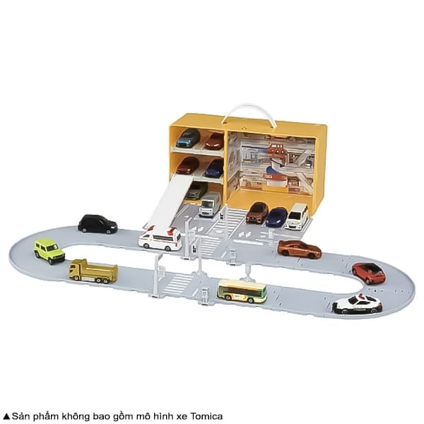 Tomica World Easy to Tidy Up! Shopping Mall with Road