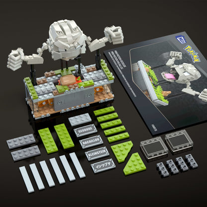 MEGA Pokémon Mini Motion Geodude Building Set - Bộ Đồ Chơi Lắp Ráp Pokémon Chuyển Động - MEGA Mattel HWR79