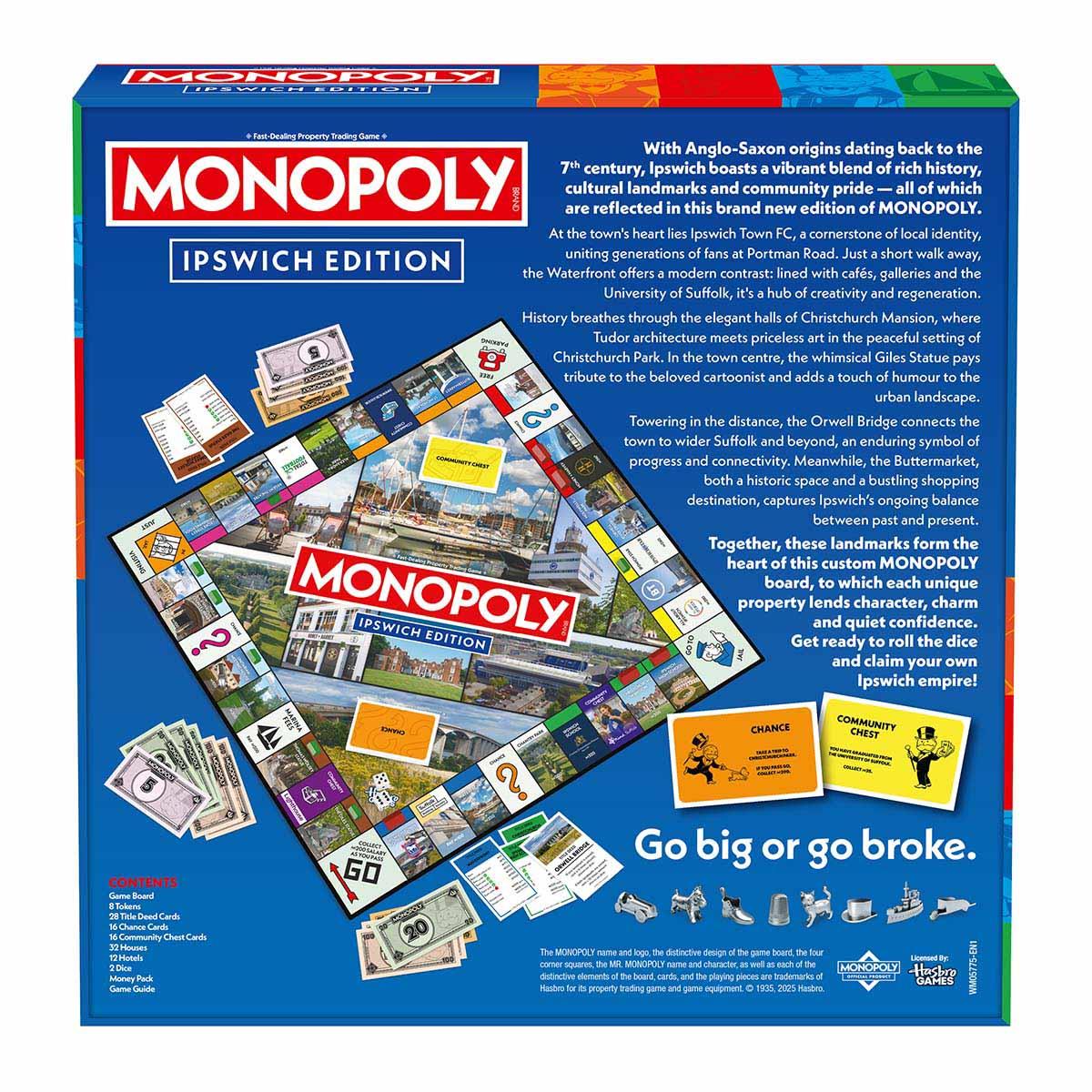 Ipswich Monopoly Board Game - Trò chơi bàn cờ tỷ phú phiên bản đặc biệt - Winning Moves - Hình ảnh bổ sung 5