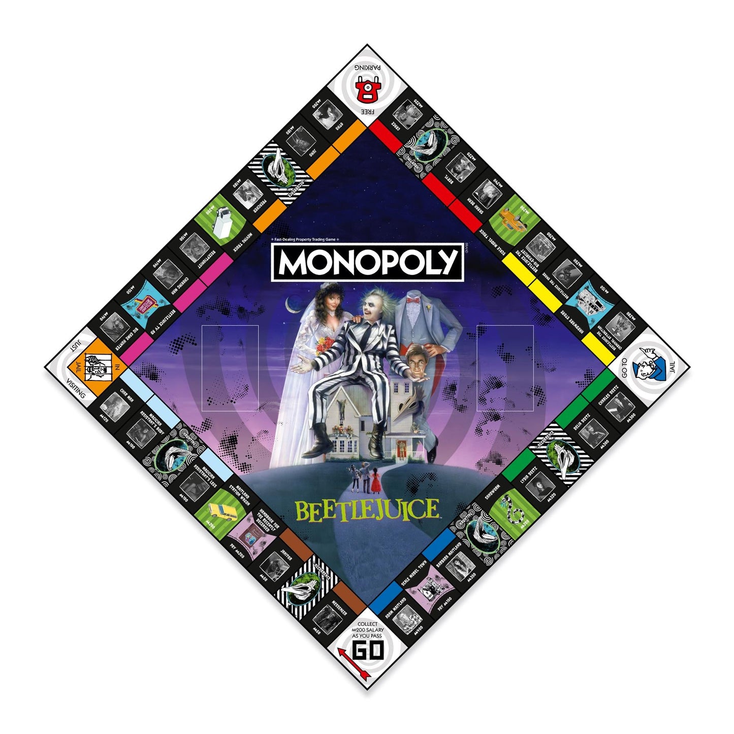 Beetlejuice Monopoly Board Game - Cờ Tỷ Phú Beetlejuice Chính Hãng Winning Moves - Hình ảnh chi tiết 2