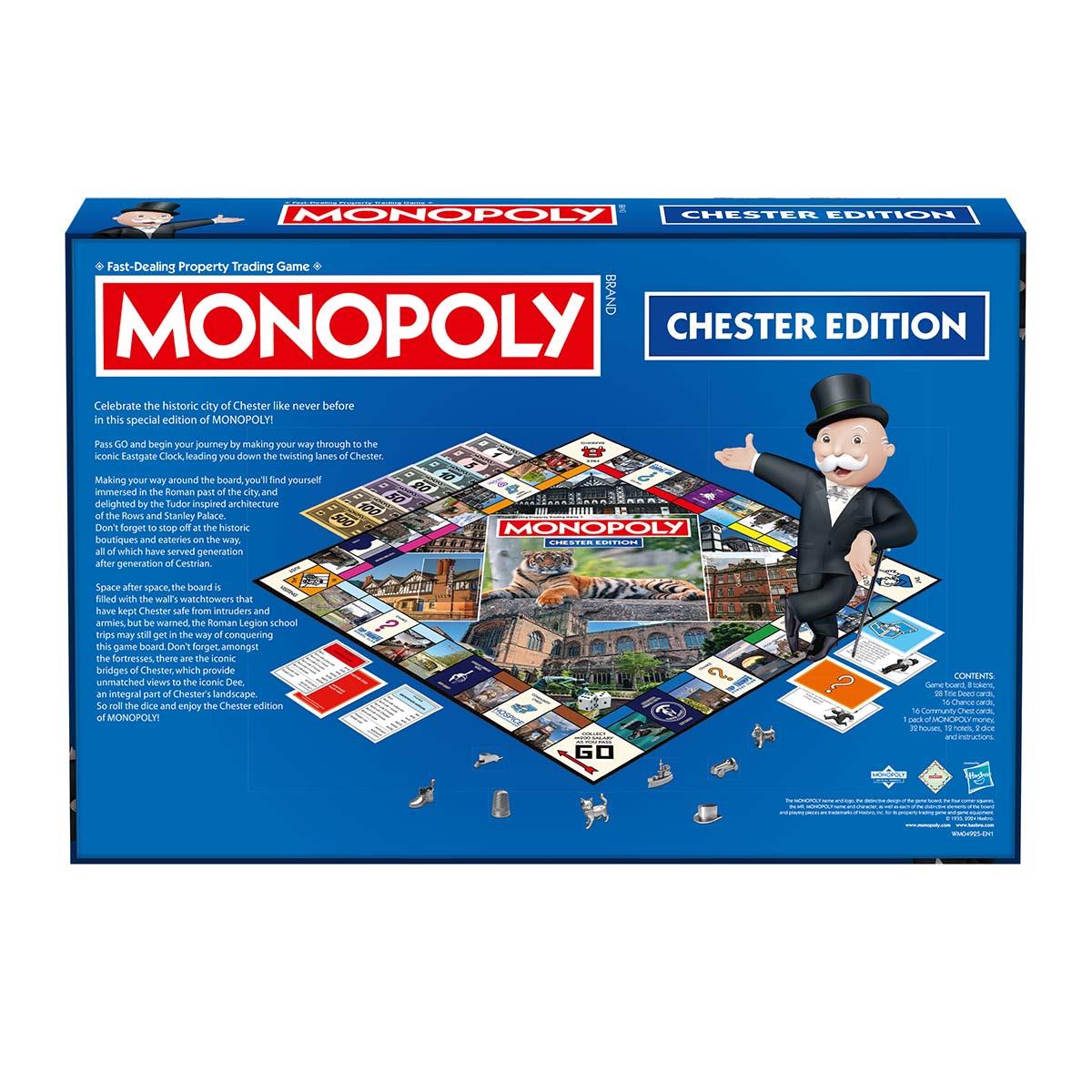 Chester Monopoly Board Game - Trò chơi cờ tỷ phú phiên bản Chester - Winning Moves Winning Moves UK - ảnh 1 - Board Game