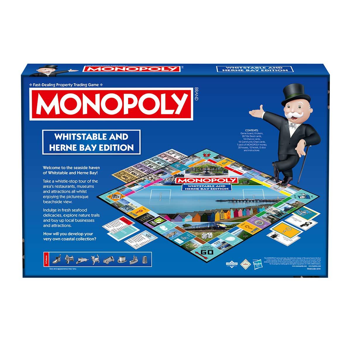 Whitstable and Herne Bay Monopoly Board Game - Trò Chơi Cờ Tỷ Phú Phiên Bản Bờ Biển Kent - Winning Moves - Hình ảnh bổ sung 4