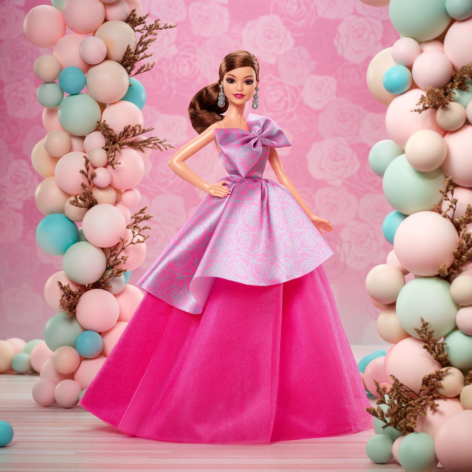 Barbie Signature Birthday Wishes Doll - Búp Bê Sưu Tầm Kỷ Niệm Sinh Nhật - Mattel JBJ08 - Hình ảnh bổ sung 6