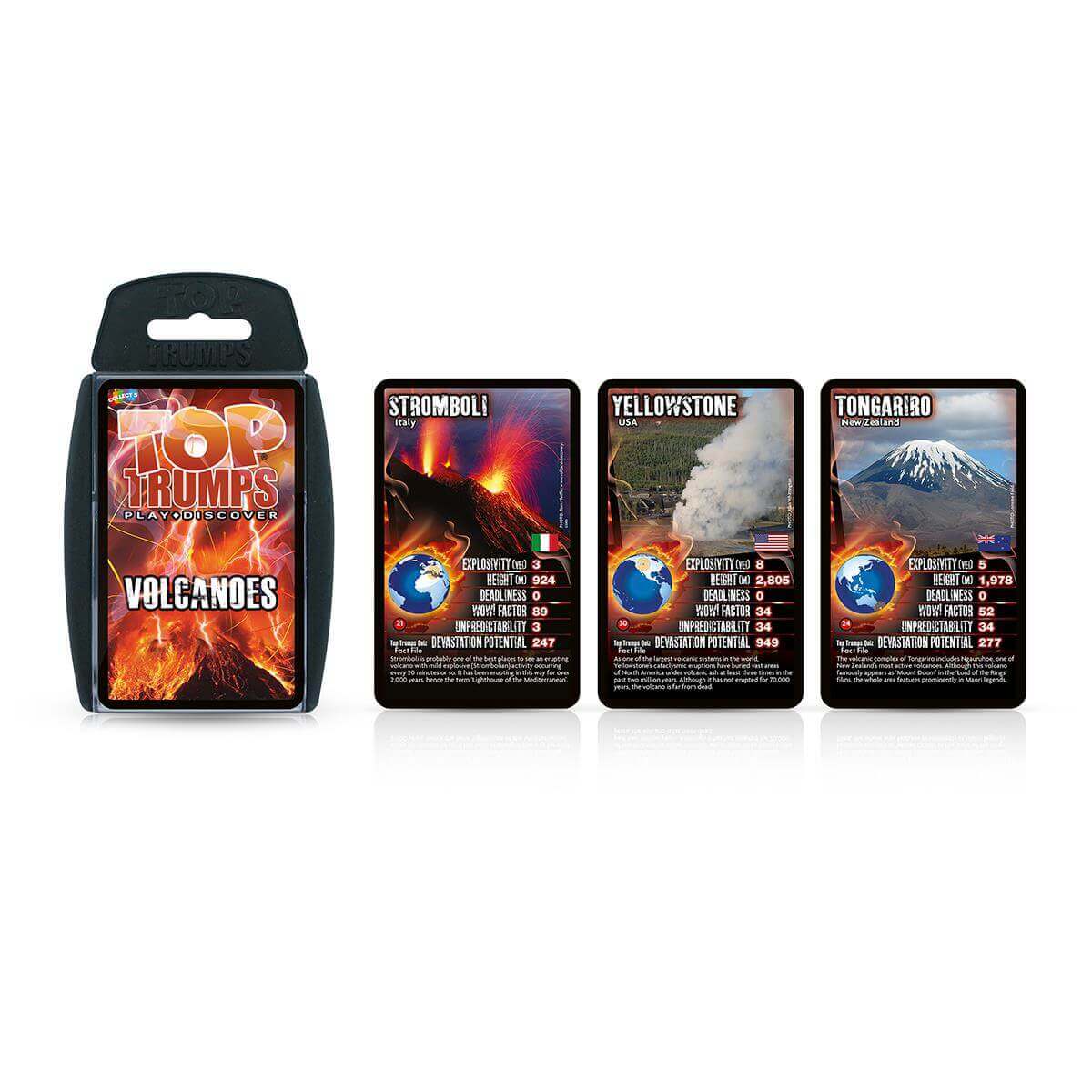 Volcanoes Top Trumps Card Game - Trò Chơi Thẻ Bài Giáo Dục Núi Lửa - Winning Moves - Hình ảnh bổ sung 5