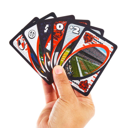 UNO Fandom NFL Chicago Bears Game Deck - Bộ Bài Thẻ Bài Thể Thao Sưu Tầm Mattel - Hình ảnh chi tiết 2