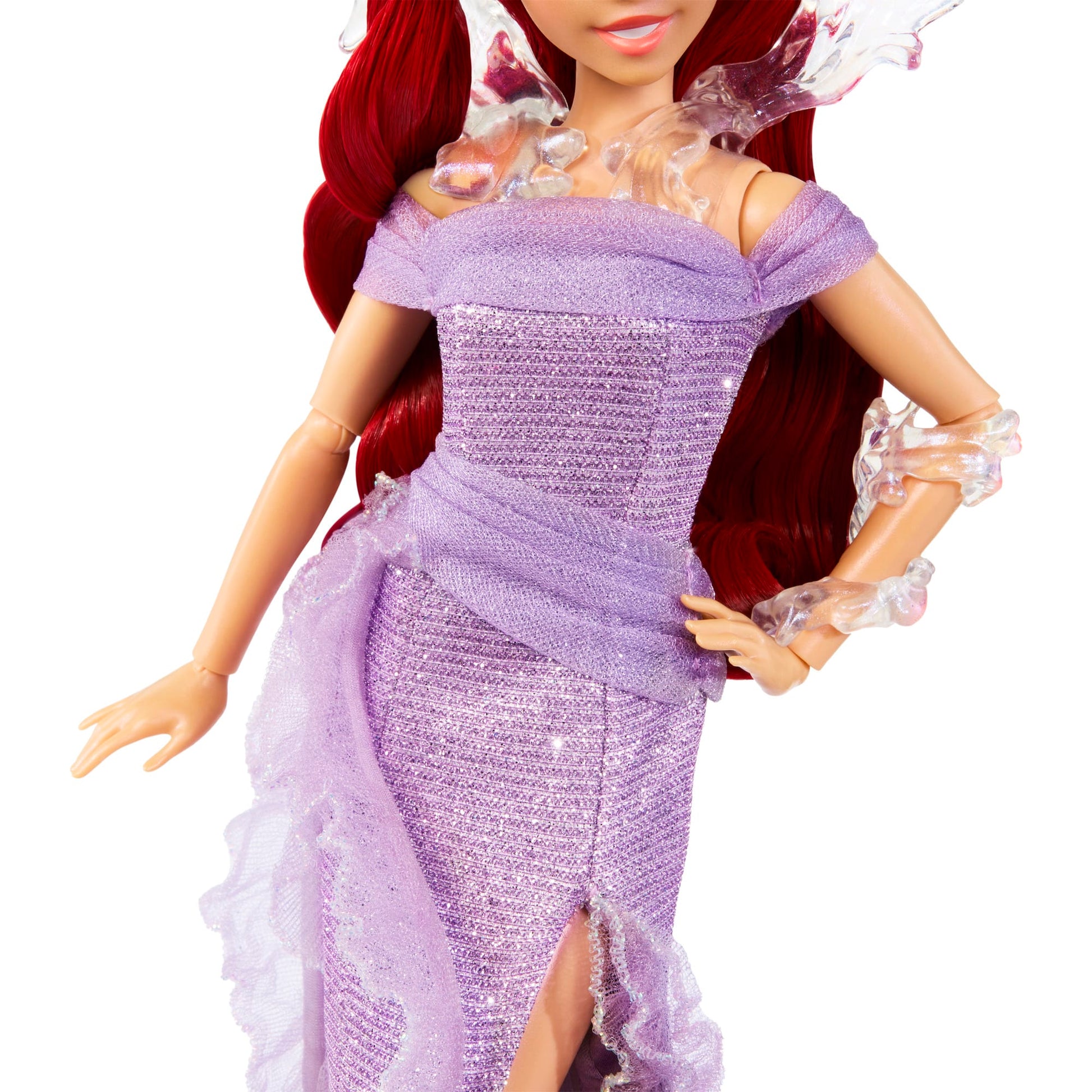 Disney Collector The Little Mermaid Ariel 35th Anniversary Doll - Búp bê Sưu tầm Nàng tiên cá - Mattel HWP47 - Hình ảnh bổ sung 4