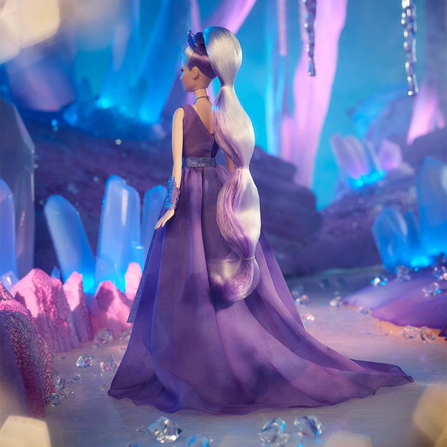 Barbie Crystal Fantasy Collection Doll - Búp Bê Sưu Tầm Thạch Anh Tím Barbie Signature Barbie Signature - ảnh 1 - Collectible