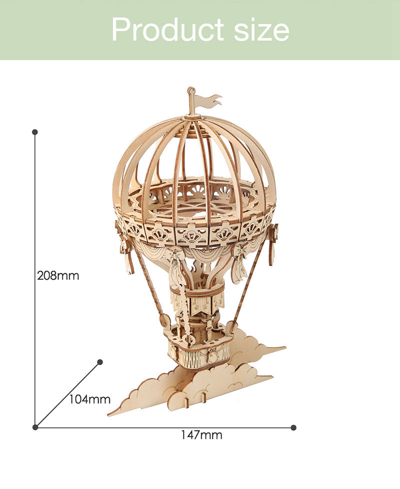Rolife Modern 3D Wooden Puzzle - Hot Air Balloon TG406 - Mô hình gỗ 3D lắp ráp - Rolife