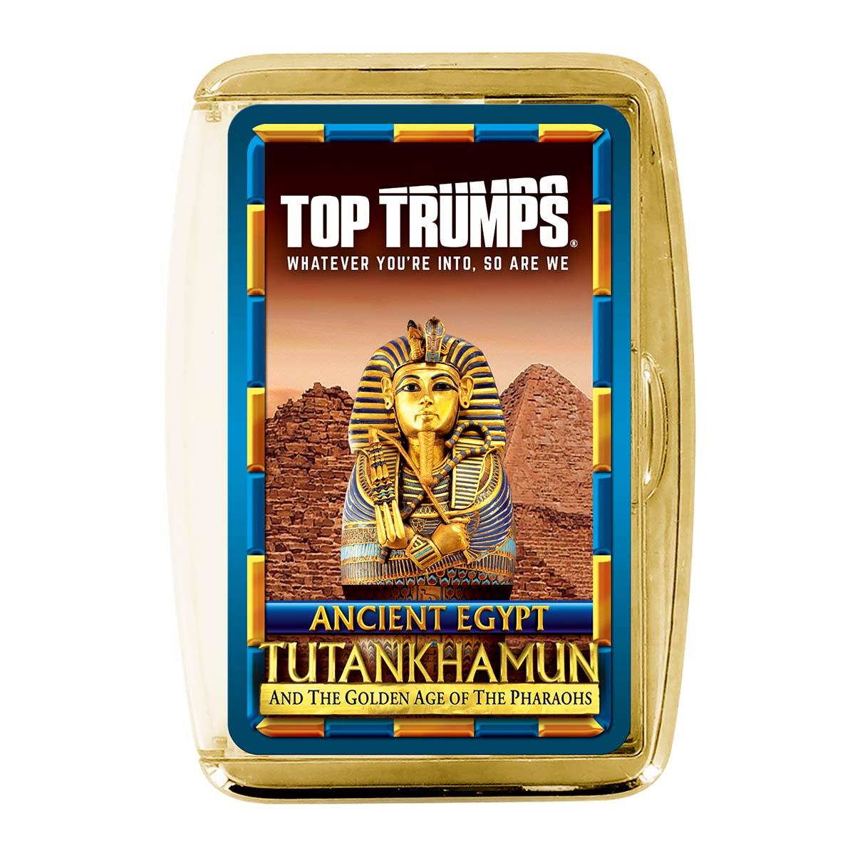 Ancient Egypt 'Tutankhamun and the Golden Age of the Pharaohs' Top Trumps Limited Edition Card Game - Board Game Thẻ Bài Ai Cập Cổ Đại - Winning Moves - Hình ảnh sản phẩm