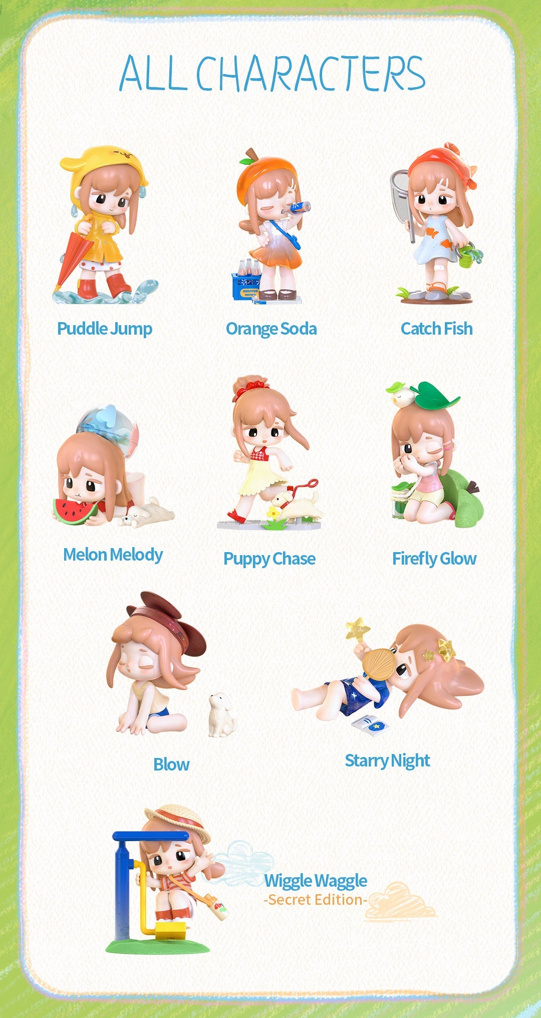 Rolife Yozco Mood Diary Dolls - Mô hình Blind Box Art Toy - Rolife RAXX