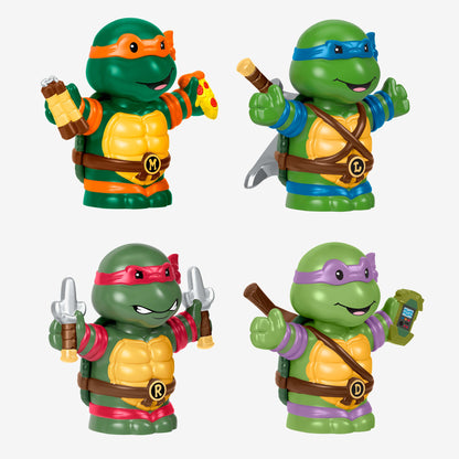 Little People Collector Teenage Mutant Ninja Turtles Special Edition Set - Bộ Mô Hình 4 Ninja Rùa Sưu Tầm Fisher-Price - Góc nhìn khác 3