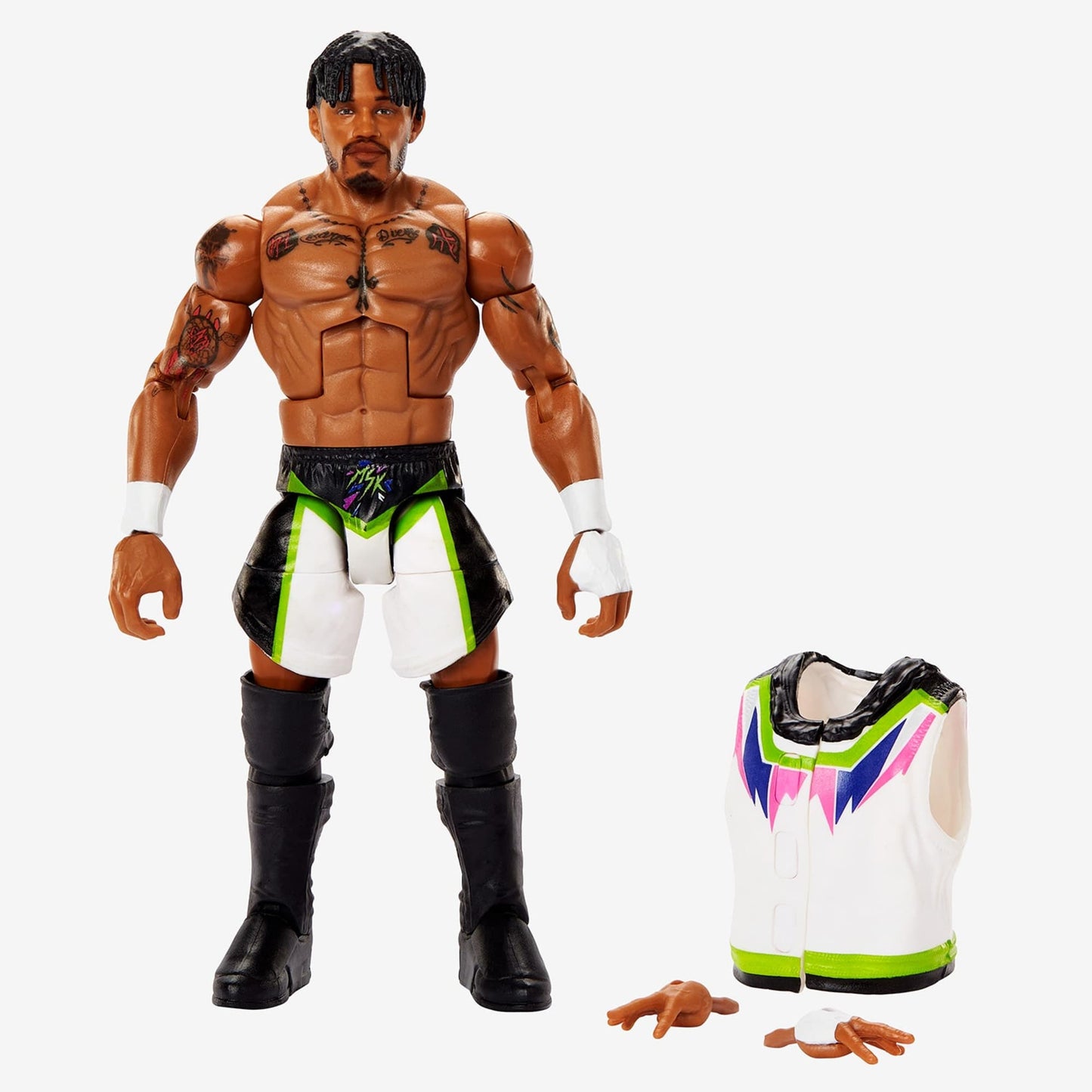 WWE Wes Lee Elite Collection Action Figure - Mô Hình Đồ Chơi Siêu Sao WWE - Mattel - Hình ảnh bổ sung 5