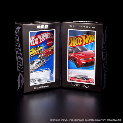 Hot Wheels x DeLorean DMC-12 & Alpha5 Collector Set - Bộ 2 Xe Mô Hình Kim Loại Cao Cấp Tỉ Lệ 1:64 - Hot Wheels Mattel Creations - Hình ảnh chi tiết 2