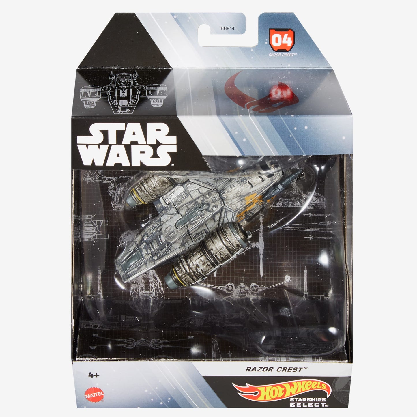Hot Wheels Star Wars Starships Select Razor Crest - Mô hình tàu vũ trụ cao cấp Hot Wheels - Hình ảnh sản phẩm