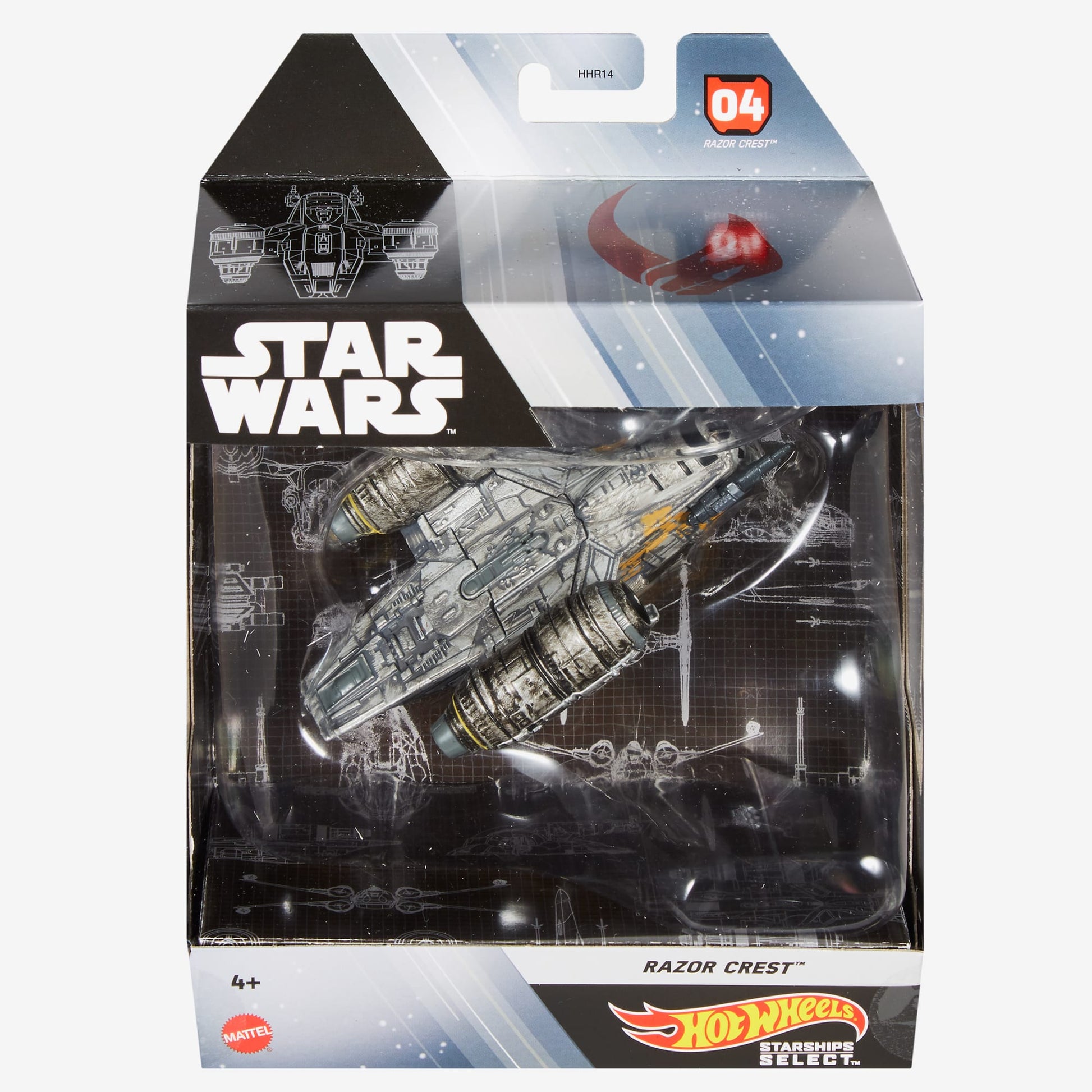 Hot Wheels Star Wars Starships Select Razor Crest - Mô hình tàu vũ trụ cao cấp Hot Wheels - Hình ảnh sản phẩm
