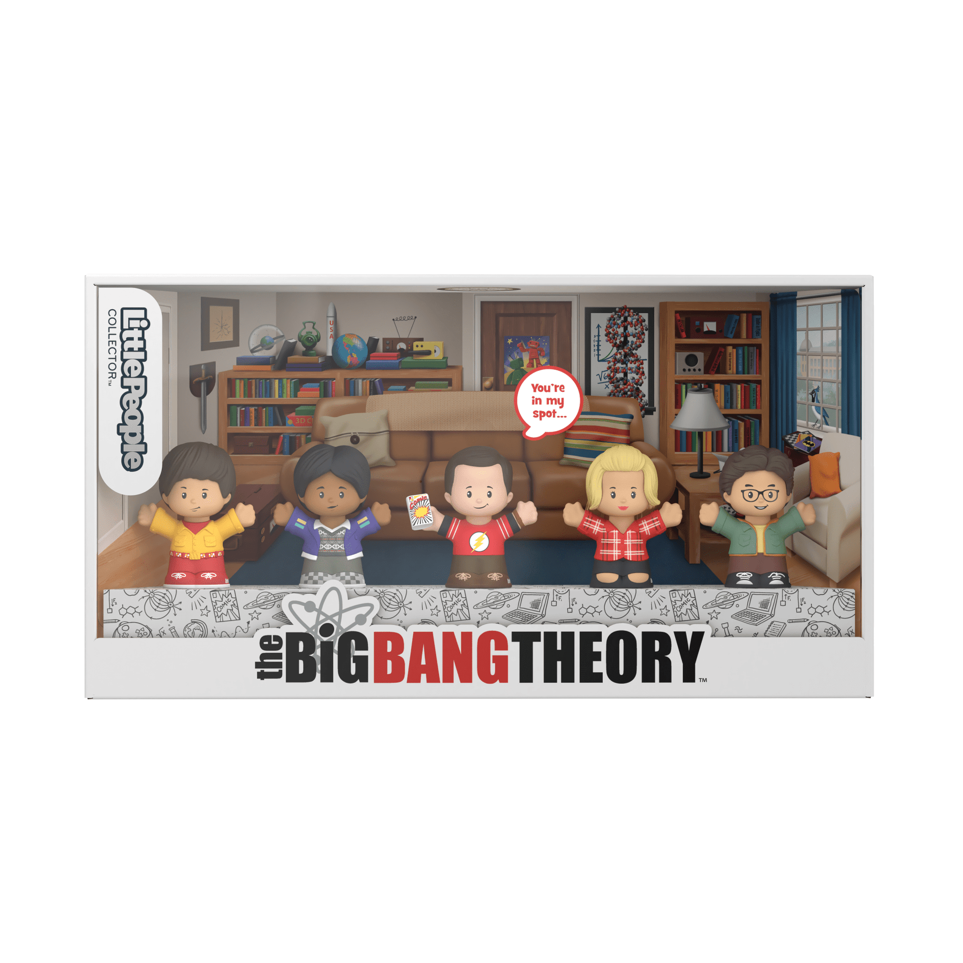 Little People Collector The Big Bang Theory TV Show Special Edition Set - Bộ Mô Hình Nhân Vật Sưu Tầm - Fisher-Price - Hình ảnh bổ sung 6