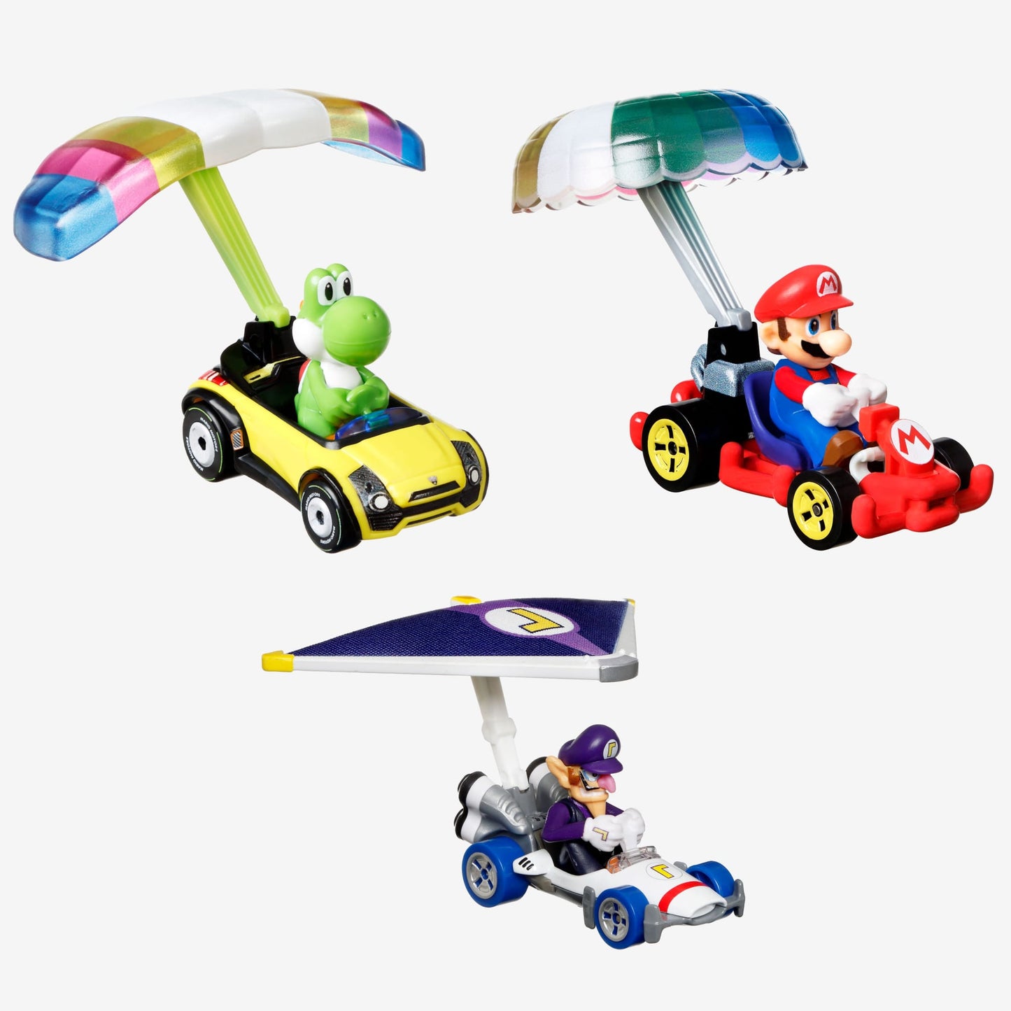 Hot Wheels Mario Kart Character Cars 3-Pack - Bộ 3 Xe Mô Hình Kim Loại 1:64 - Hot Wheels - Hình ảnh chi tiết 2