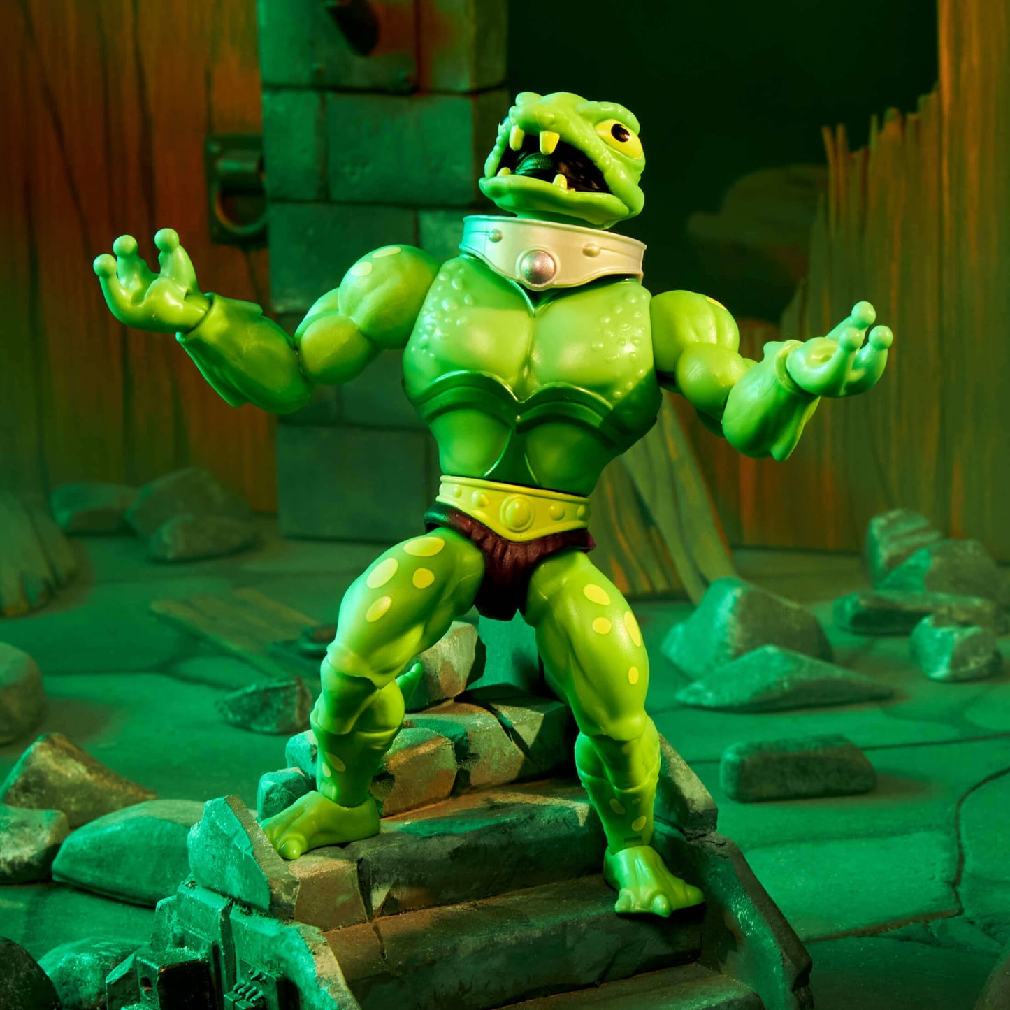 MOTU Origins Frog Monger Figure - Mô Hình Nhân Vật Hành Động Masters of the Universe - Mattel Creations - Hình ảnh sản phẩm