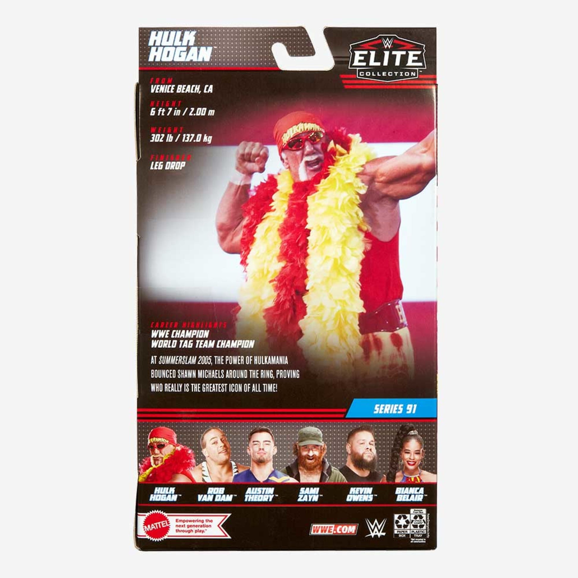 WWE Hulk Hogan Elite Collection Action Figure - Mô hình nhân vật WWE - Mattel Creations - Hình ảnh bổ sung 7