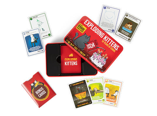 Exploding Kittens 10-Year Anniversary Edition - Board Game Mèo Nổ Bản Kỷ Niệm 10 Năm - Chính Hãng - Hình ảnh chi tiết 2