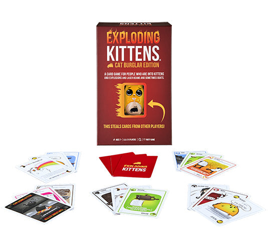 Exploding Kittens: Cat Burglar Edition - Board Game Thẻ Bài Tiệc Tùng - Exploding Kittens