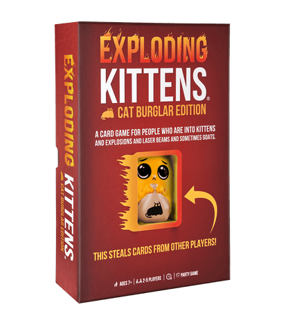 Exploding Kittens: Cat Burglar Edition - Board Game Thẻ Bài Tiệc Tùng - Exploding Kittens