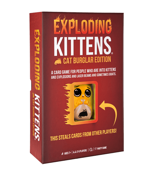 Exploding Kittens: Cat Burglar Edition - Board Game Thẻ Bài Tiệc Tùng - Exploding Kittens