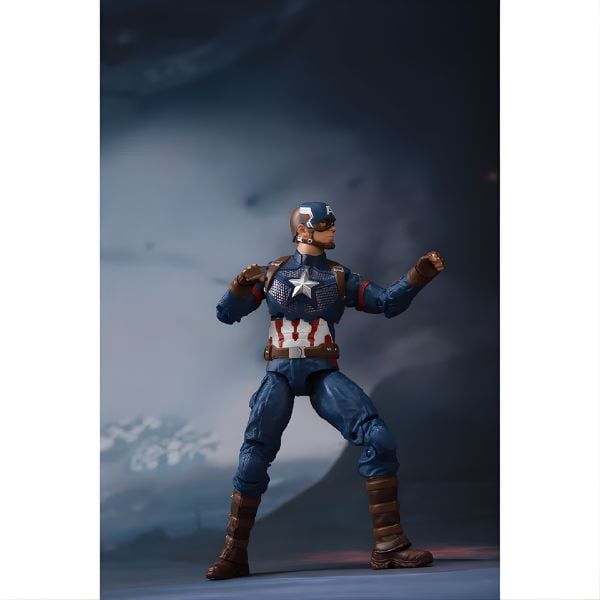 Mô hình Marvel - New Captain America with Plastic Holder - ZD Toys - ZM31