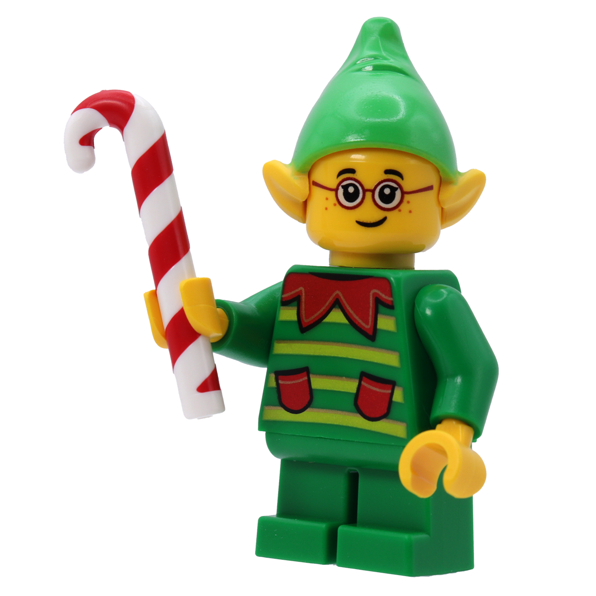Minifigure Elf with Candy Cane - Mô hình nhân vật Yêu tinh Giáng sinh - LEGO - Hình ảnh sản phẩm