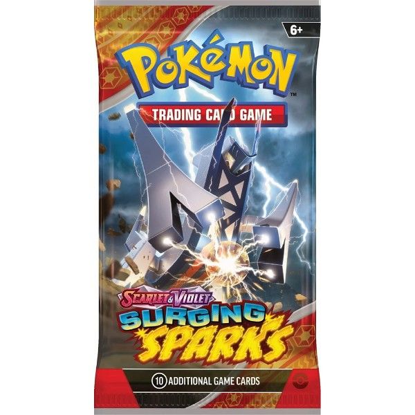 PP55 Thẻ bài Pokemon TCG SV08 Surging Sparks Booster Pack