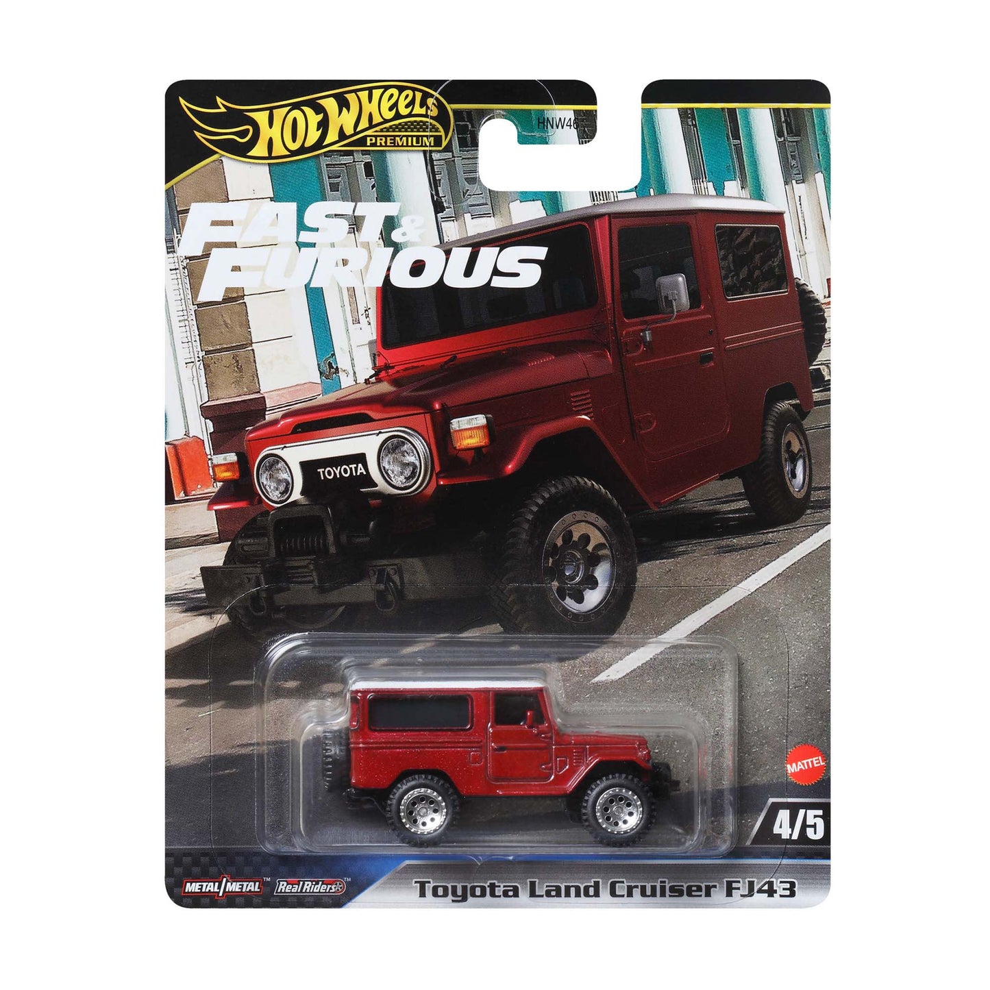 Hot Wheels Premium Fast & Furious Toyota Land Cruiser FJ43 Xe Mô Hình Kim Loại 1:64 Mattel - Hình ảnh sản phẩm