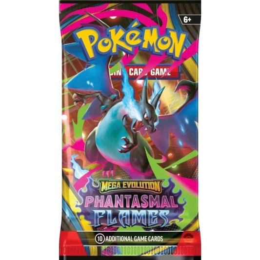 Thẻ bài Pokemon TCG ME02 Phantasmal Flames Booster Pack tiếng Anh