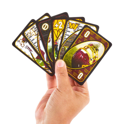 UNO Fandom NFL Washington Commanders Game Deck - Bộ Bài Thẻ Bài Thể Thao NFL Mattel JDK13 - Hình ảnh chi tiết 2