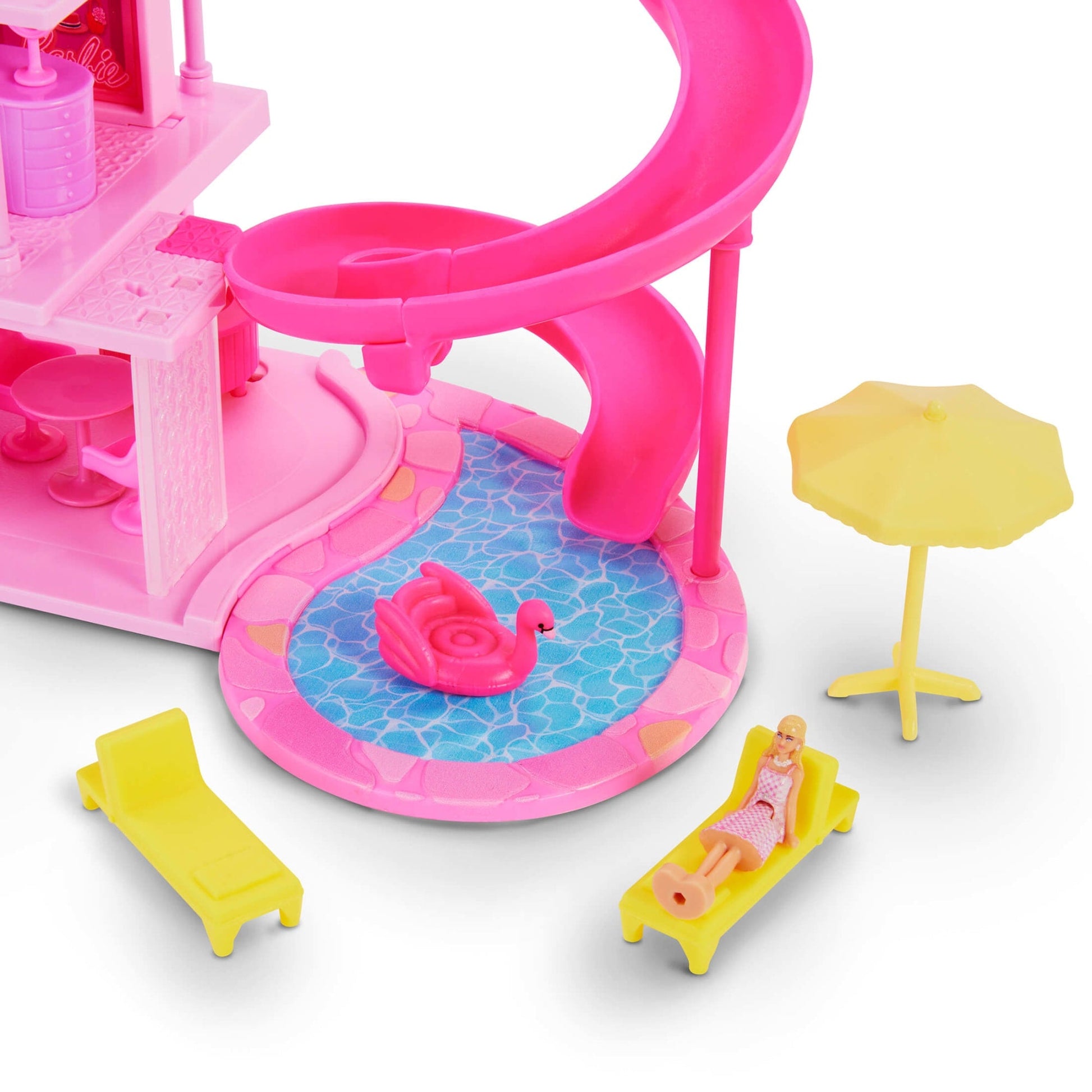 Barbie The Movie Mini DreamHouse Playset - Nhà Búp Bê Mini Sưu Tầm - Mattel JCB29 - Hình ảnh bổ sung 6