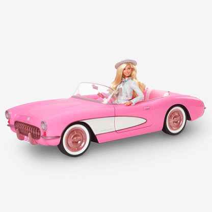 Barbie The Movie Pink Corvette Convertible - Xe Mui Trần Sưu Tầm Mattel - Hình ảnh bổ sung 6