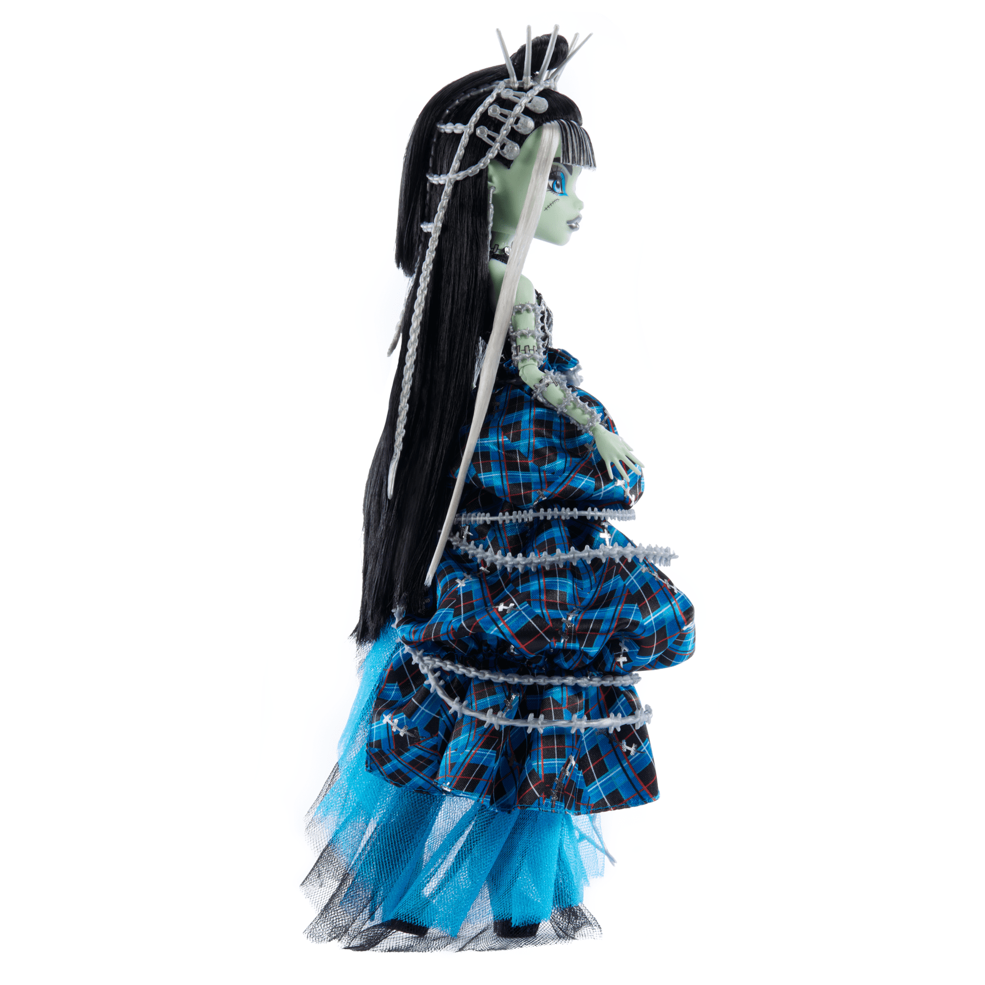 Monster High Stitched in Style Frankie Stein Doll - Búp Bê Thời Trang Sưu Tầm Cao Cấp Mattel HRL66 - Hình ảnh bổ sung 5