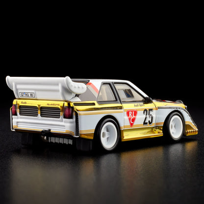 RLC Exclusive 1985 Audi Sport quattro S1 - Xe Mô Hình Rally 1:64 Hot Wheels Red Line Club