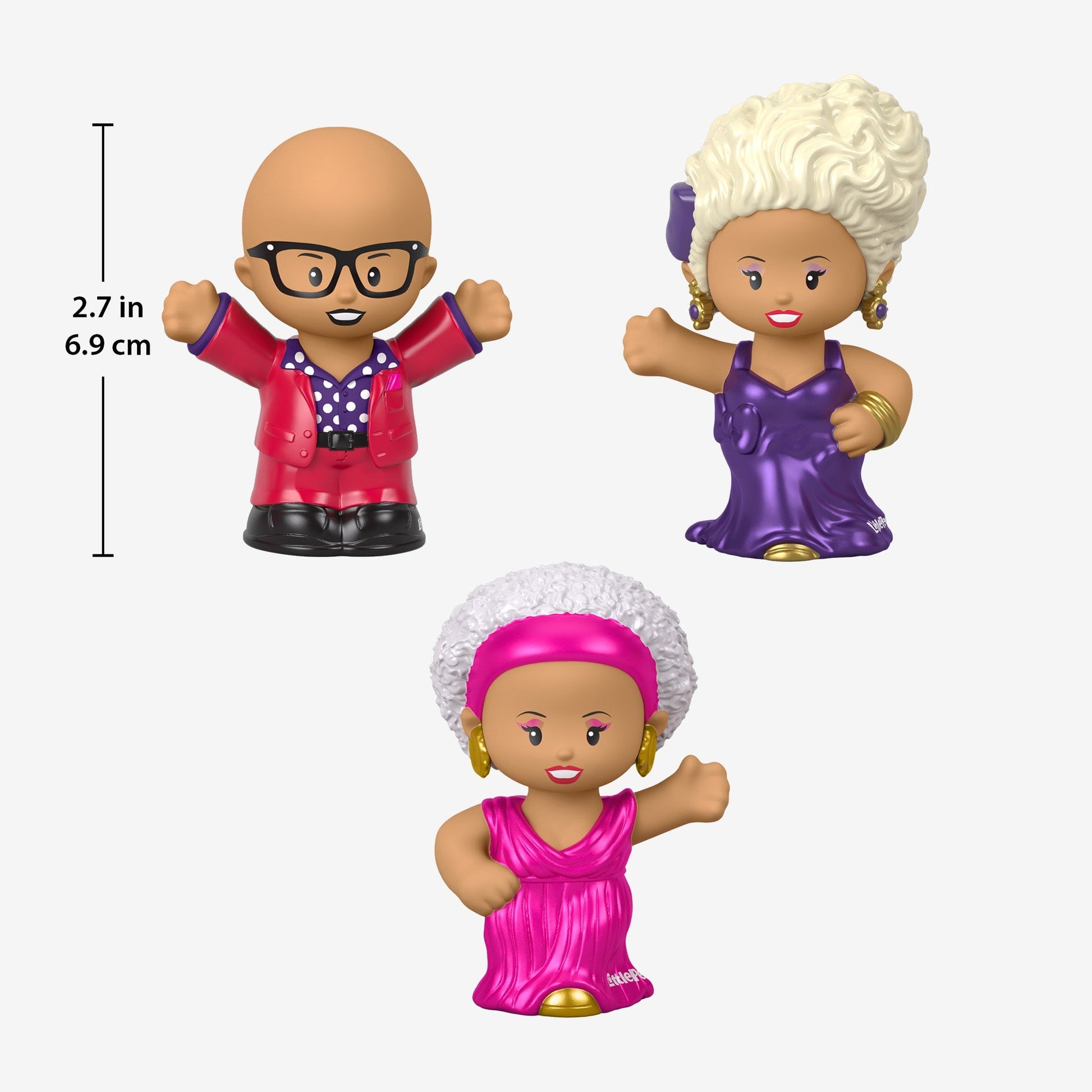 Little People Collector Rupaul Special Edition Figure Set - Bộ Mô Hình Sưu Tầm RuPaul - Fisher-Price - Hình ảnh bổ sung 6