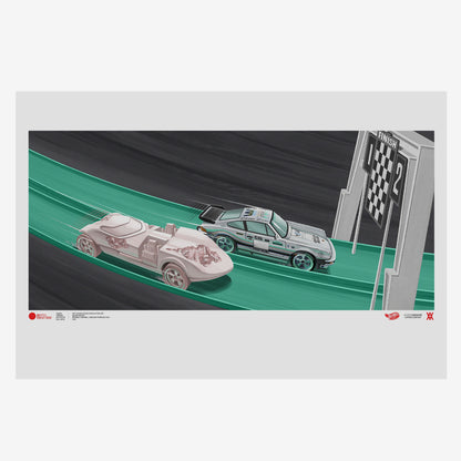Hot Wheels x Daniel Arsham Legends Archive Lap 3 Poster - Áp Phích Nghệ Thuật Sưu Tầm - Hot Wheels - Hình ảnh chi tiết 2