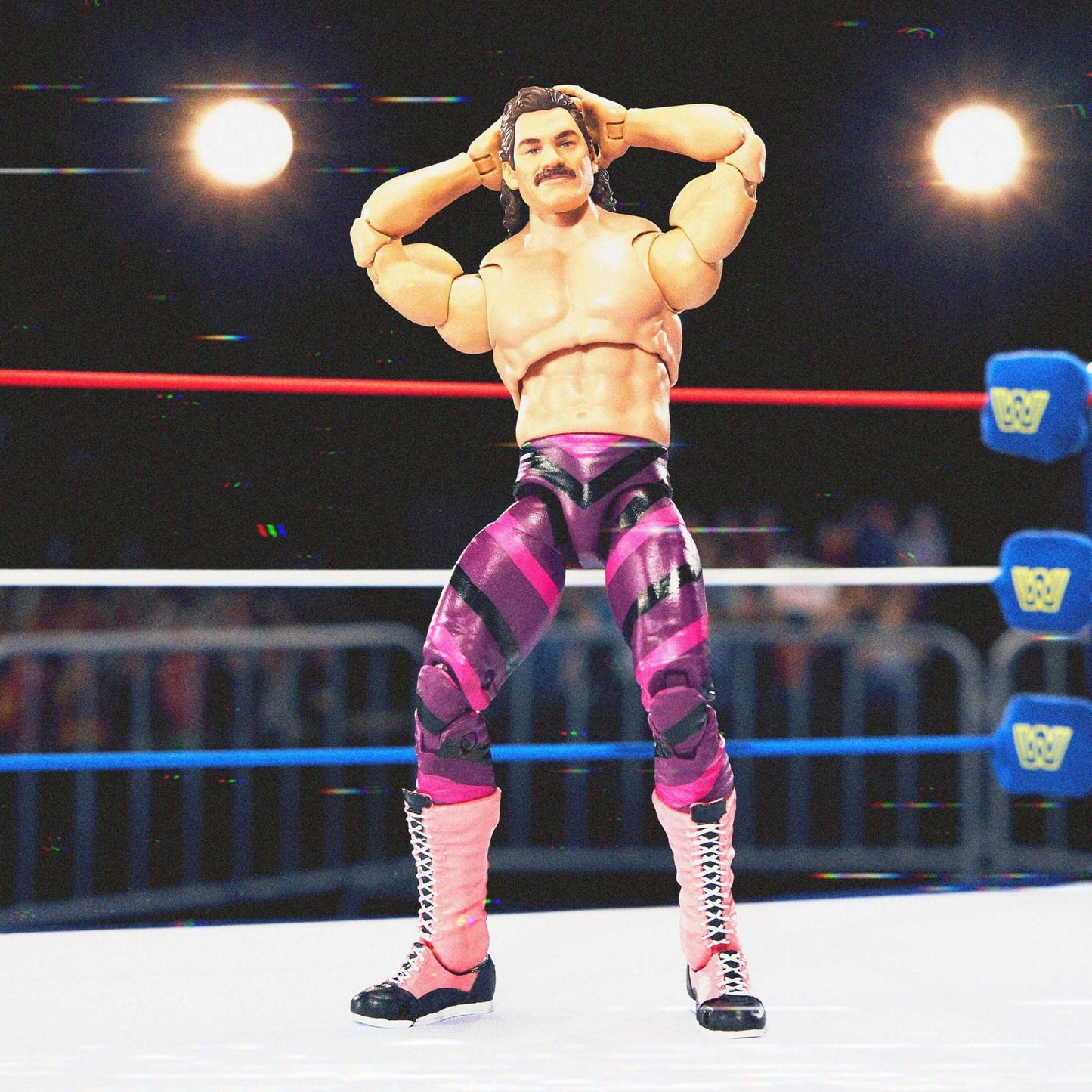 WWE Action Figure Ultimate Edition Coliseum Collection Jake “The Snake” Roberts & “Ravishing” Rick Rude 2-Pack - Bộ 2 Mô Hình Đồ Chơi Sưu Tầm Cao Cấp Mattel - Hình ảnh bổ sung 6