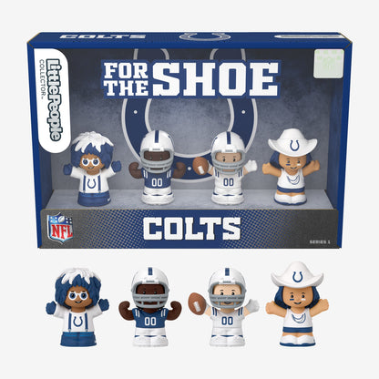 Little People Collector x NFL Indianapolis Colts Set - Bộ Nhân Vật Sưu Tầm Bóng Bầu Dục Mỹ - Mattel HNJ45 - Góc nhìn khác 3